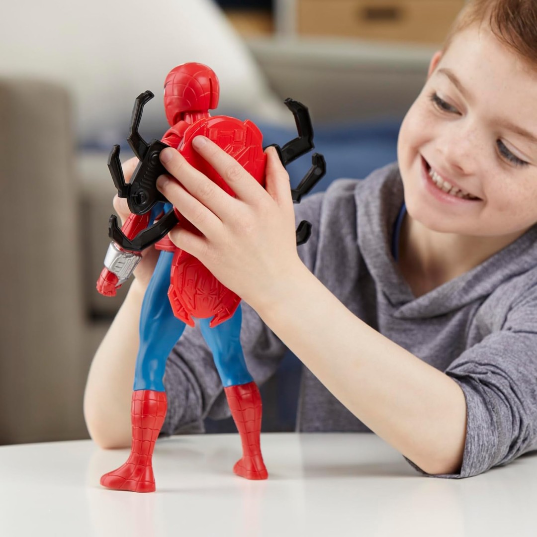 Buy Marvel Spider-Man Thwip Action Figure, 13-Inch-Scale Action Figure, Super Hero Toys for Kids, Ages 5 and Up, Web Blaster Accessories Included Online at Low Prices in India