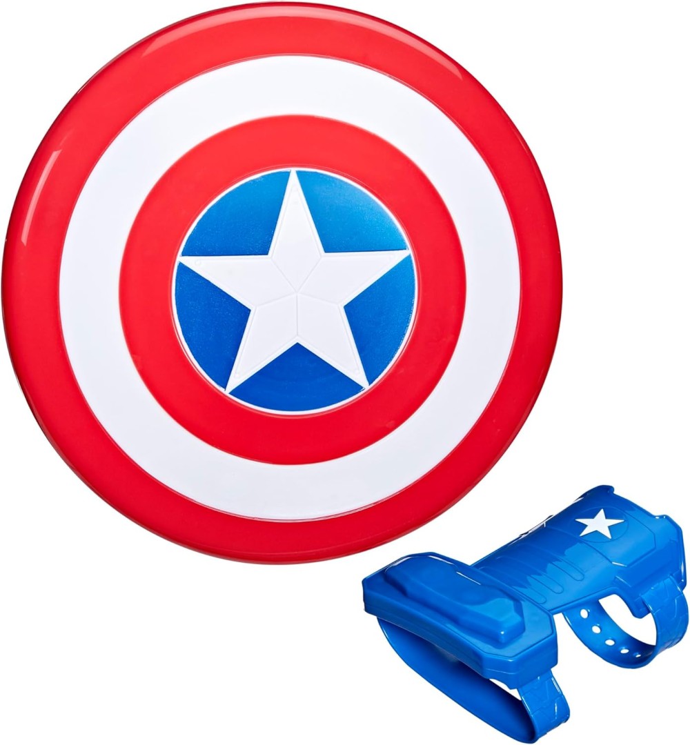Marvel Captain America Magnetic Shield And Gauntlet 2pc Set - Zappies