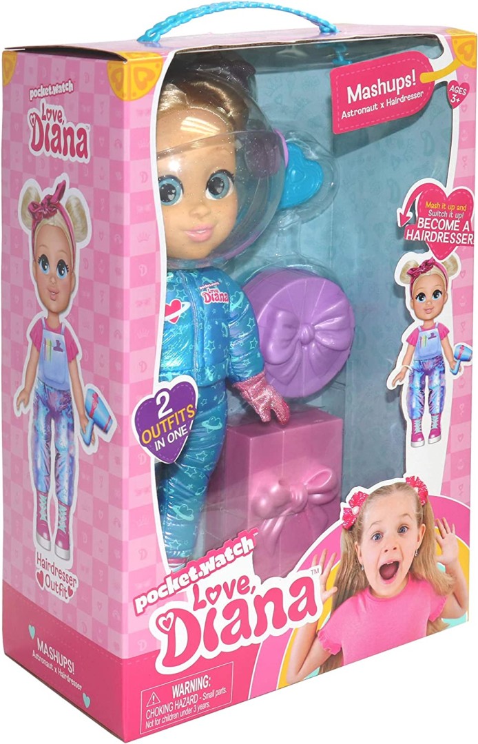 Love Diana 13inch Mash Up Dolls - Zappies