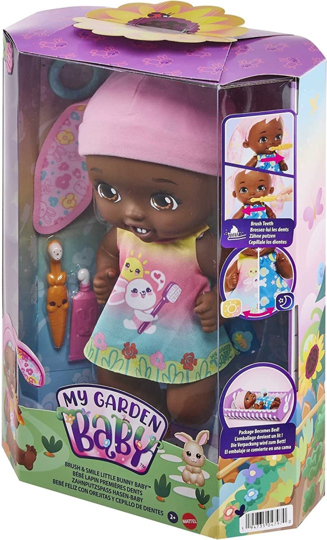 My Garden Baby Brush & Smile Little Bunny Baby - Zappies