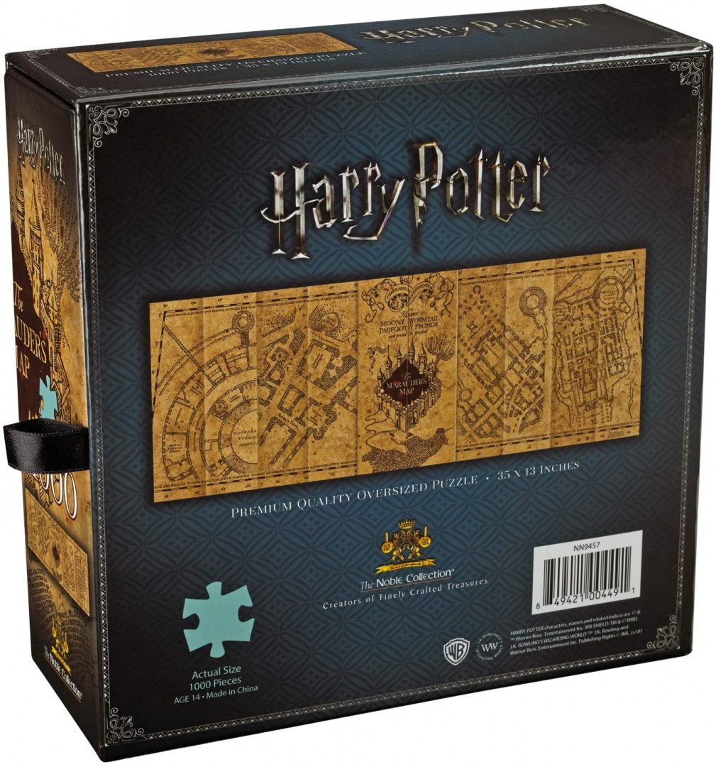 Harry Potter Marauders Map 1000pcs Jigsaw - Zappies