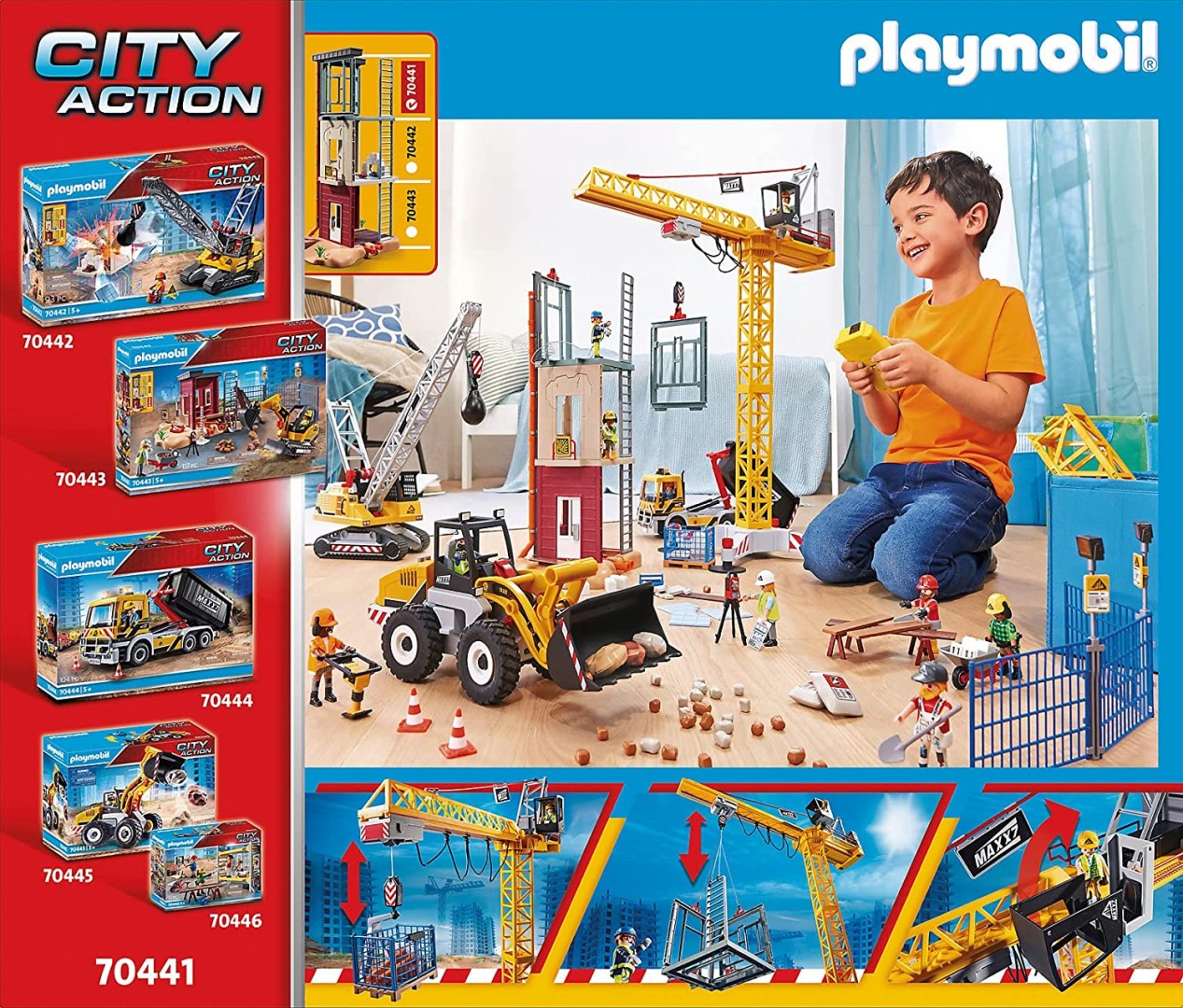 Playmobil building site top