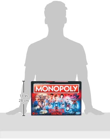  Monopoly: Netflix Stranger Things Edition Board Game for Adults  and Teens Ages 14+, Game for 2-6 Players, Inspired by Stranger Things  Season 4, Multicolor : Toys & Games