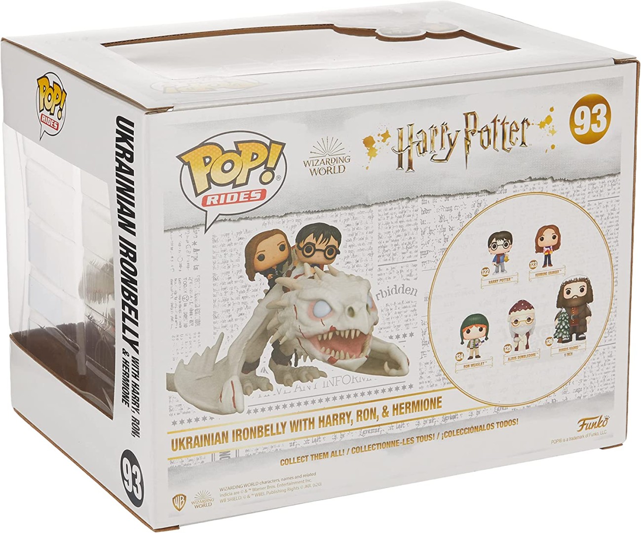 Funko Harry Potter Gringotts Dragon W harry ron And Hermione Zappies Funko Harry Potter Gringotts Dragon W harry ron And Hermione Zappies