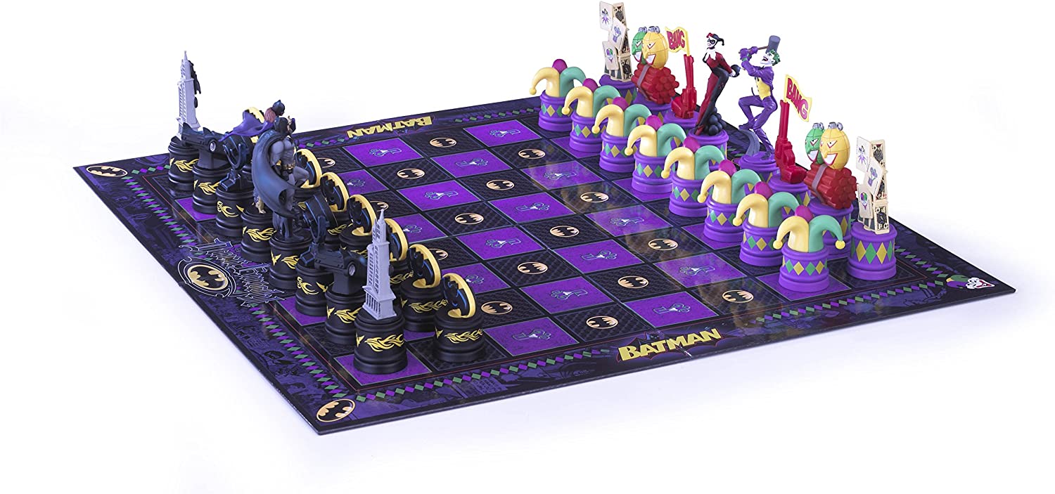 Batman Gotham Cityscape Chess Set, Chess Sets and Boards