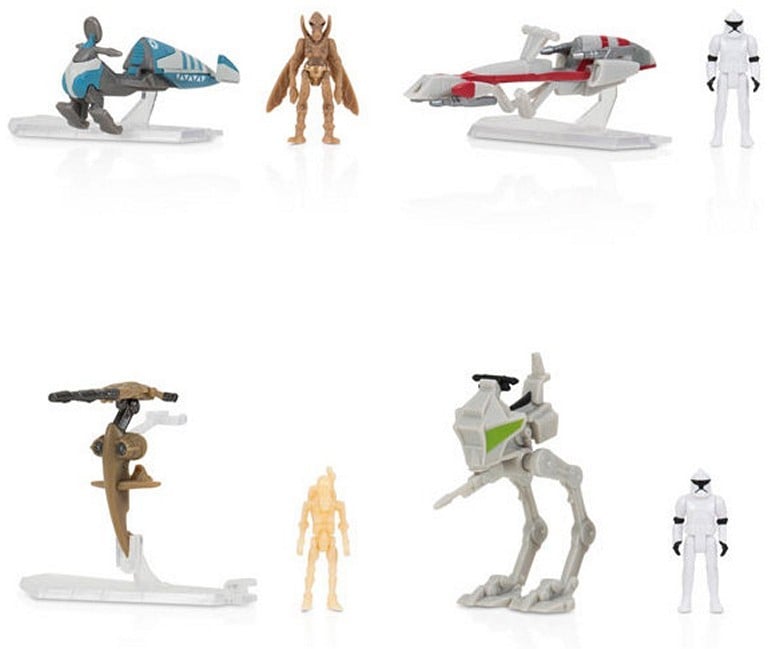 star wars micro galaxy mystery vehicle figure series 6 6 5x8cm in display 12 3